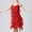 Red, variant on Gspmoly Summer Dresses, Women'S Fashion Suspender Crewneck Sequin Feather Sleeveless Solid Mini Dress Work Dresses for Women Clearance