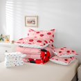 thumbnail image 6 of Castle Fairy Kawaii Ladybug Twin Bedding Sets,Kawaii Daisy Bedding Comforter Set, 6 of 8