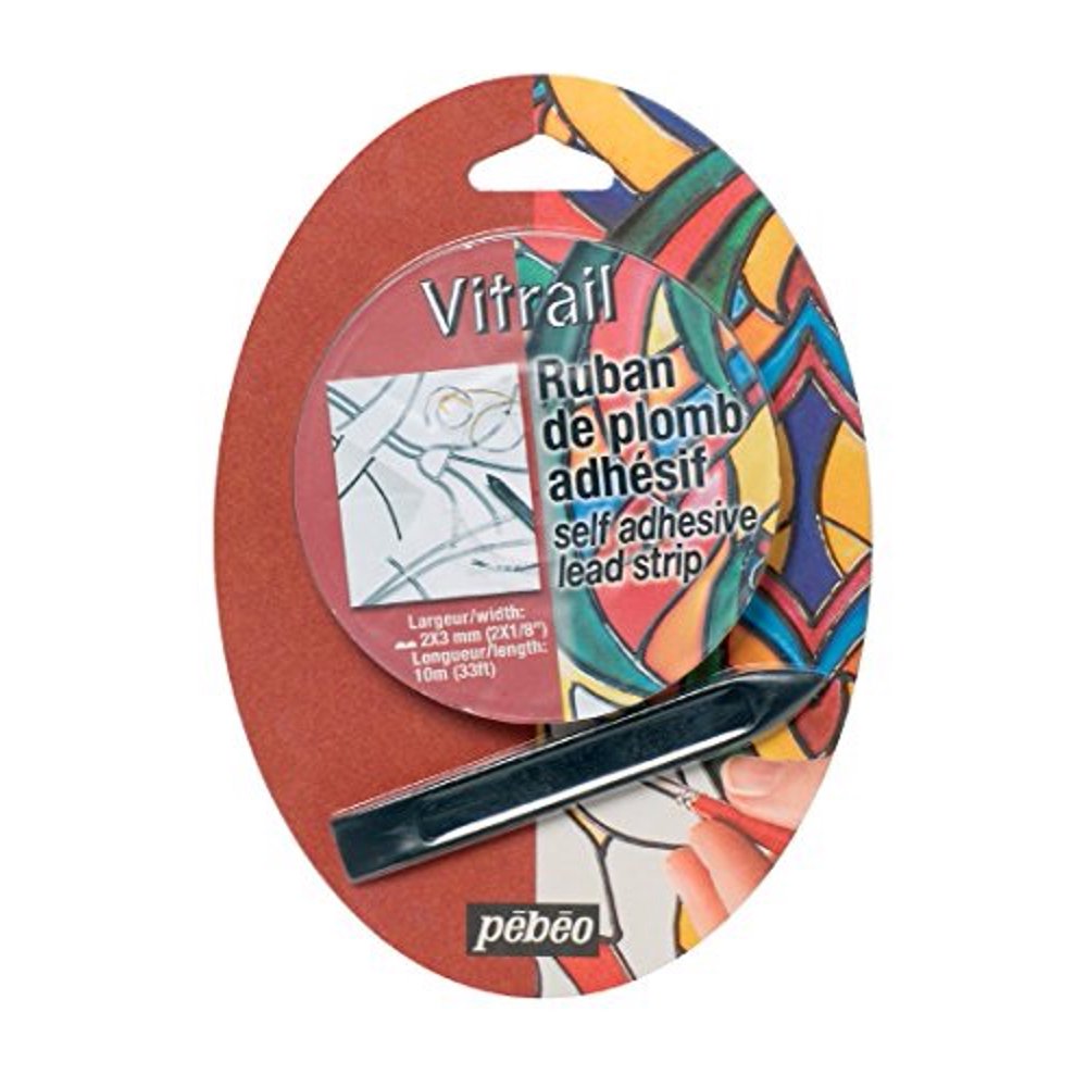 Pebeo Vitrail, SelfAdhesive Lead Strip for Stained Glass Effect