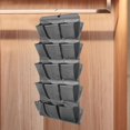 thumbnail image 3 of over The Door Shoe Rack Hanging Shoe Organizer over The Door Hanging Storage Bag Black, 3 of 8