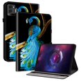 thumbnail image 1 of For Lenovo Legion Y700 (2025) Leather Case Pattern Printed Stand Tablet Cover with Card Slots - Blac, 1 of 5
