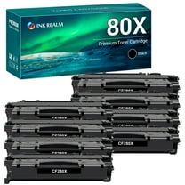 80X 80A Laserjet Toner Cartridges Compatible for HP 80X CF280X 80A CF280A CF280 280 for HP LaserJet Pro 400 M401a M401d M401n M401dn M401 M401dw MFP M425dn M425 Printer Ink Black (8-Pack)