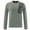 1049#Green, variant on Taylonsss Men's Short Sleeve Casual Shirt with Zippered Pocket for Outdoor Summer Wear Solid Color Round Neck Pullover Top