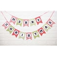 thumbnail image 6 of Inkdotpot Pre Strung BuntingMerry ChristmasBanner Ready to Hang Kraft Rustic Wall Decor Bunting Flag Garland, 6 of 8