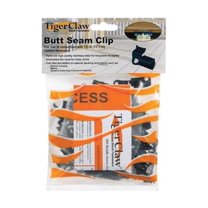 Tiger Claw Tiger Claw Black Oxide Butt Seam Clips 55 pk Hinges