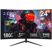Z-EDGE UG24 24-Inch Curved Gaming Monitor 180Hz(DP) 144Hz(HDMI) 1ms Full HD 1920x1080 HDMI DP Port
