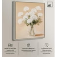 thumbnail image 3 of Lace in a Vase I Canvas Spring Floral Art by Art Remedy, Silver Frame, 24 x 30, 3 of 7