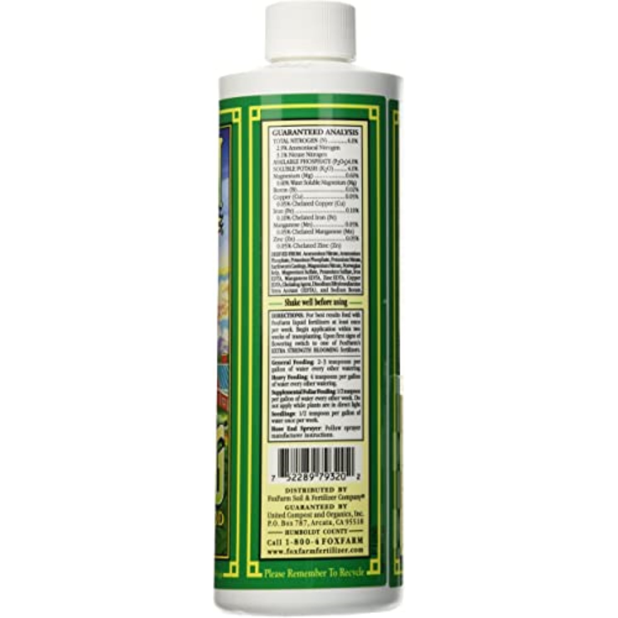 FoxFarm Grow Big Hydro Liquid Concentrate - Thumbnail 3