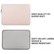 thumbnail image 4 of Funda para portátil de 14 pulgadas, funda protectora acolchada de piel sintética suave a prueba de golpes, compatible con Chromebook de 14 pulgadas, tableta portátil, 14 MacBook A2442 (rosa) JAMW Sencillez, 4 of 5