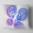 thumbnail image 2 of Designart 16" x 16" Blue Polyester Throw Pillow, 2 of 5