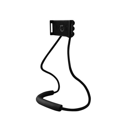 Around The Neck Stand Magnifiers SinLoon Lazy Cell Phone Holder Tablet Holder 360°Free Rotating Flexible Smart Mobile Phone Mount Stand DIY Wear Around Neck Phone Holder for Home and Outdoor Travel(DIY BL) ()