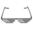 thumbnail image 1 of Gafas de Sol Mosaico Diseño Estilo Divertidas Disfraces Cool Tamaño Vestuario Sin bordes Hugo Disfraces de gafas de sol novedosos, 1 of 3