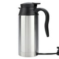 thumbnail image 1 of Electric Kettle, Temperature Control Outdoor Electric Heating Kettle, Stainless Steel For Travel Car Drinking Cup Car Supply, 1 of 8