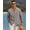 Grey Blue, variant on Men Button Down Shirt Beach Linen Shirts Summer Hawaiian Shirts Cuban Collar Shirts Short Sleeve Button Down Shirts