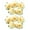 Yellow, variant on 10Pcs 4.5cm Artificial Flower Head Retro DIY Realistic Decorative Handcrafts Faux Rose Head Home Decor
