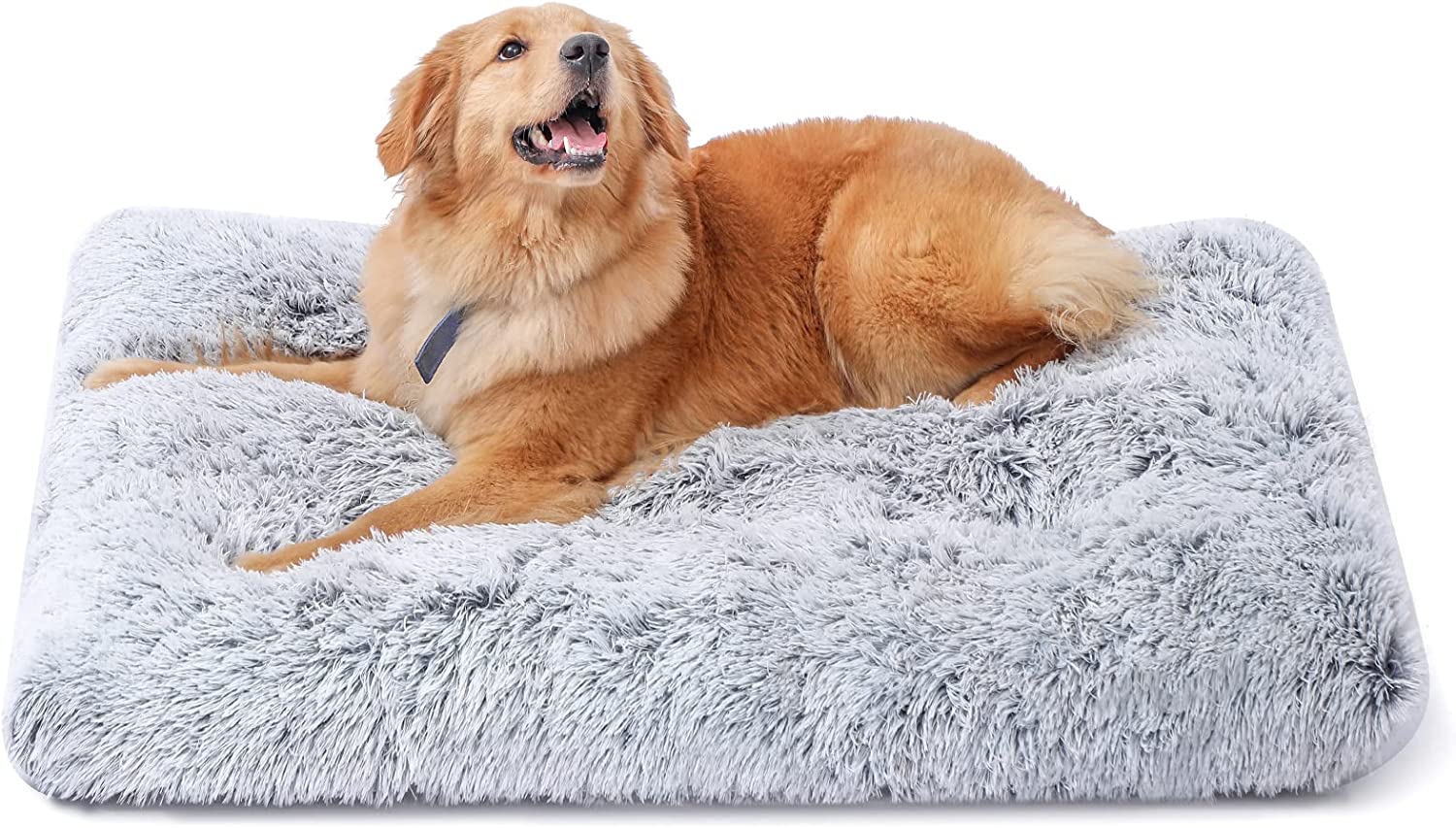 Dog Bed Mat,Crate Pet Bed Mat Kennel Pad,Soft Plush Washable Dog Cage Faux Fur