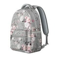 thumbnail image 2 of Watercolor Flower Pattern Students’s Backpack Durable, Multifunctional School Bag with Artistic Sunflower and Daisy Design, Perfect for Outdoor Activities, 2 of 5