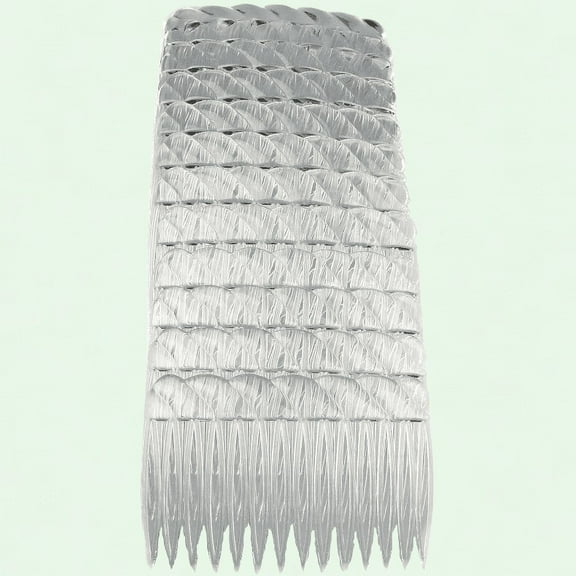 Plastic Hair Combs 12-Pack, Budget Friendly, 7cm, Black/Brown/Clear