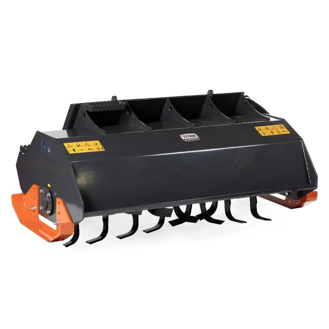 Titan Attachments 60" HeavyDuty Rotary Tiller Attachment Fits on Skid