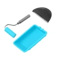 thumbnail image 3 of Kit de rodillos de pintura con bandeja Convenientes suministros de pintura profesional para tratamientos de paredes de estancamiento de gabinetes de 3 piezas, 3 of 8