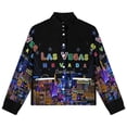thumbnail image 4 of Jackets for Women Winter Coat Jackets Flannel Stand Collar Jacket(Las Vegas,Size:S-4XL), 4 of 7