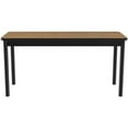 thumbnail image 3 of Correll 24"W x 60"D High Pressure Library Table in Medium Oak, 3 of 9