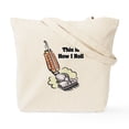 thumbnail image 2 of CafePress - How I Roll (Vacuum Cleaner) Tote Bag - Unisex Canvas Tote Bag, Beige, 1-Piece, 2 of 9