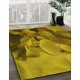 thumbnail image 3 of Ahgly Company Tapis d'Intérieur Rond Lavable en Machine Bronze Foncé Brun, 4 Pieds Rond, 3 of 7