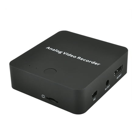 Wma File Converter ezcap272 AV Capture Recorder Analog to Digital Video Converter AV HD Output TF Card Save File Plug and Play ()