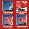 thumbnail image 6 of RXIRUCGD Static Cling Valentine's Window Decals - Heart Shaped Glass Stickers for Fridge & Windows - Seasonal Decor Without Residue, 6 of 7