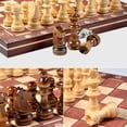 thumbnail image 1 of Wooden Folding Chess Travel  Chess Set Toys For Kids And Adults, 1 of 8