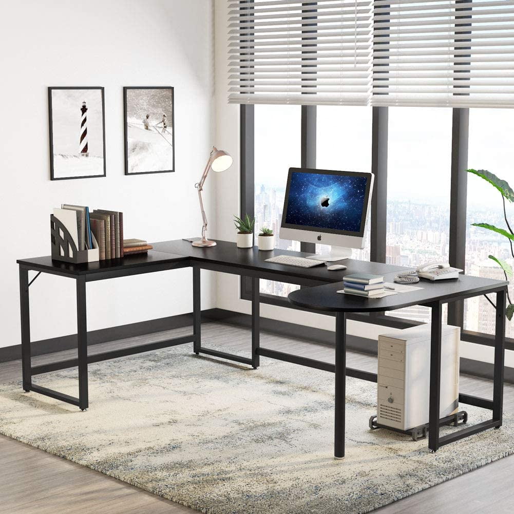 U Shaped Desk  Large L Shaped Desk  Corner Computer Office  