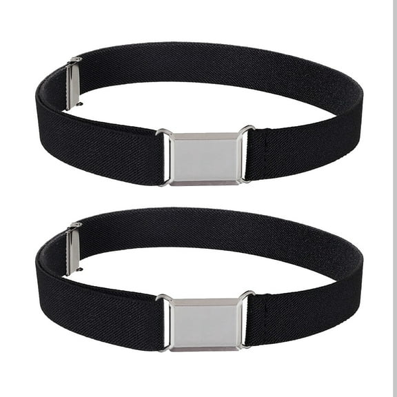 BERTDOMD 2pcs Kids Adjustable Elastic Belts for Boys and Girls, Toddler Belts for Jeans, Comfortable Daily Wear for School and Special Occasions