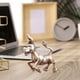 thumbnail image 5 of Mini estatua de de latón, figura en miniatura, escultura de animal antigua única, adorno de para tablero, decoración de mesa de té, 5 of 9