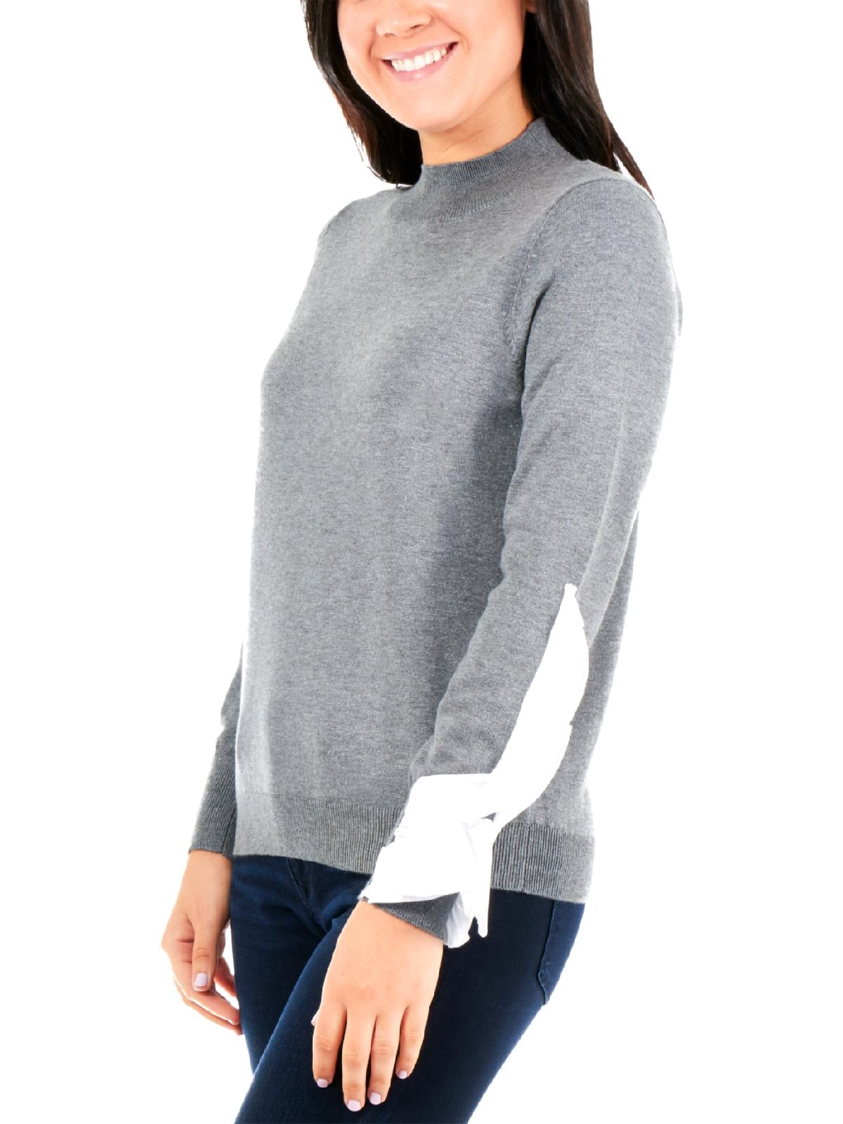 Mock Neck Sweatshirt Womens