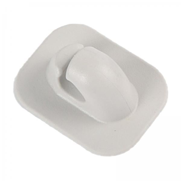 koolsoo 2xKayak Paddle Holder Clip Replacement Deck Mounted for Marine Inflatable Boat Gray White