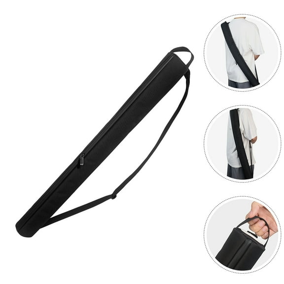 Hemoton 2pcs Golf Beer Can Cooler Oxford Fabric Insulated Storage Bag Beverage Can Bag Carrier Sling Cooler Bag  For Golfing Outdoor Sports