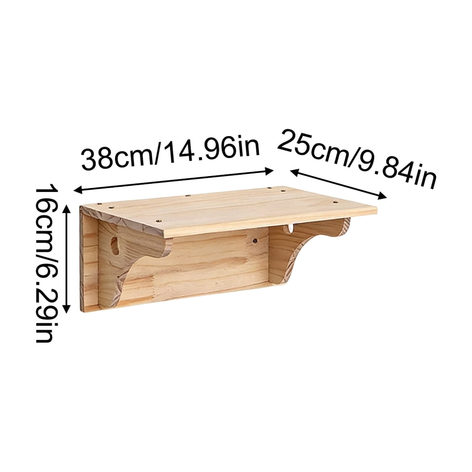 Wall-Mounted Wooden Cat Climbing Frame, Canvas Cat Bed & Jute Scratching Post, Multi-Level Cat Jump Platform For Indoor Cats With Durable Solid Wood Construction, Ideal For Cat