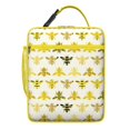 thumbnail image 5 of Honeybee Lover Insulated Lunch Bag Box Student Reusable Lunch Bag with Side Pocket Cooler Tote Bag Office Hiking, 5 of 6