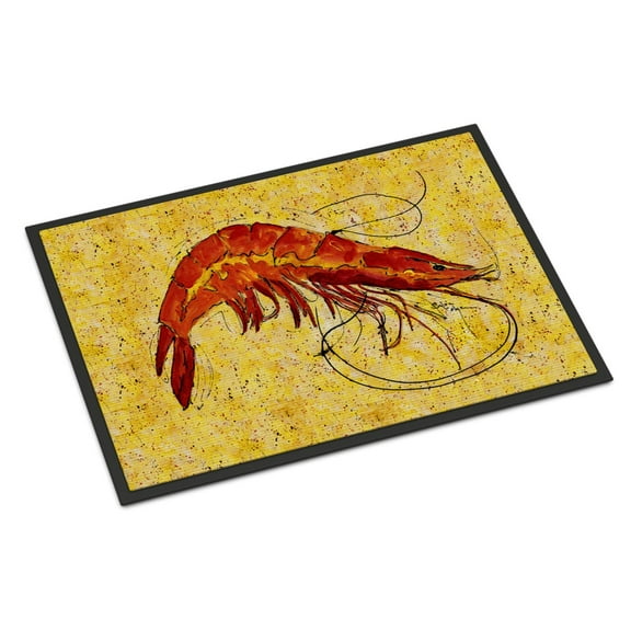 Carolines Treasures 8126-JMAT Shrimp Doormat 24x36 36"L x 24"W multicolor
