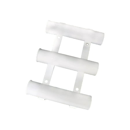 Plastic Fishing Rod Holder Bracket 3 Rod Tube Fishing Poles Holder Boats Fishing Rod Frame Bracket for Boats Truck Kayaks