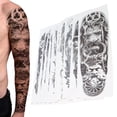 thumbnail image 1 of Pegatina De Tatuaje De Brazo Temporal, 10 Hojas Tattao Tatón Tatón De 10 Piezas 10 Piezas De Tatuaje De Tatuaje Pegatina De Tatuaje Impermeable ARMA COMPLE, 1 of 7