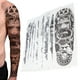 thumbnail image 1 of Pegatina De Tatuaje De Brazo Temporal, 10 Hojas Tattao Tatón Tatón De 10 Piezas 10 Piezas De Tatuaje De Tatuaje Pegatina De Tatuaje Impermeable ARMA COMPLE, 1 of 7