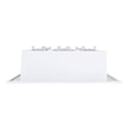 thumbnail image 6 of TFCFL 38.5*15.5cm Air Vent Cover Ventilation Grille Aluminum Alloy Rectangular Decor Air Vent Cover White, 6 of 18