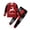 Red, variant on eczipvz Boys Long Sleeve Shirts And Pants Sets Boys Outfit Loose Soft with Pockets Comfy Clothes Set for Kids,Size 7-8 Years