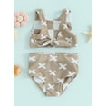 thumbnail image 6 of JYYYBF Baby Girls Swimwear 2 Piece Swimsuits Cross/Floral Print Vest Shorts Bathing Suits, 6 of 8