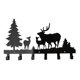 thumbnail image 1 of SZTXJ Wall Mounted Coat Hooks with 6 Hooks, Wall Decor Metal Coat Rack for Coat Hat Clothes Bags Key or Towels, 1 of 5