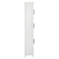 thumbnail image 6 of Ktaxon Bathroom Cabinet Tall, Storage Cabinet, Floor White Wooden Kitchen Cupboard w/ 6 Doors & Adjustable Shelf, 6 of 17