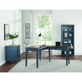 thumbnail image 3 of Farmhouse Three Drawer Wood File Cabinet Blue Wood Fully Assembled, 3 of 11