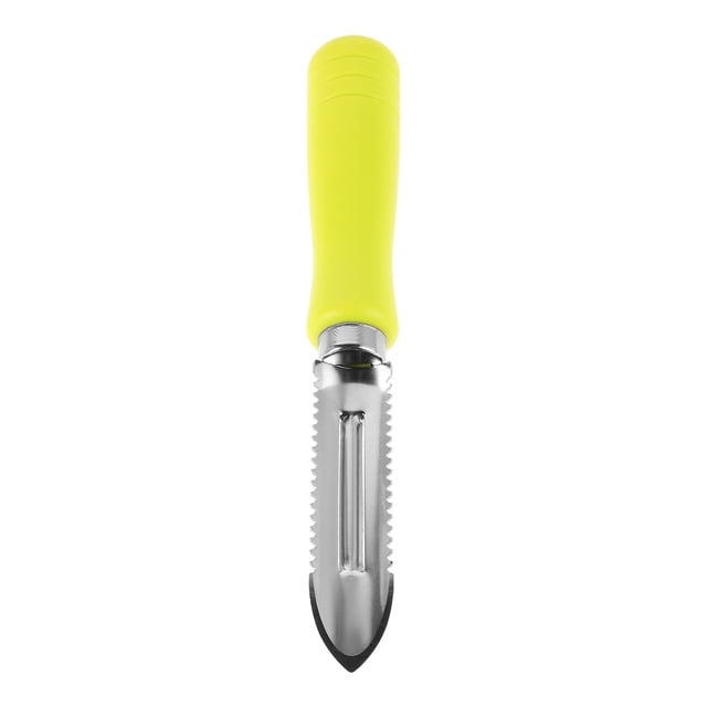 Cuchillos multifuncionales de acero inoxidable, pelador de frutas, cuchillos para verduras, raspador de escamas de pescado con mango de plástico, pelador de patatas para cocina, zanahorias y frutas.